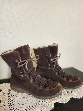 Timberland Reykir Ghillie Brown Suede Lace-Up Winter Boot 8